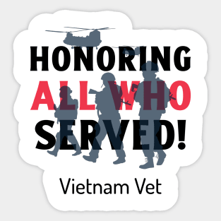 Vietnam Veteran Sticker